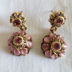 Pink Pierced Earrings
